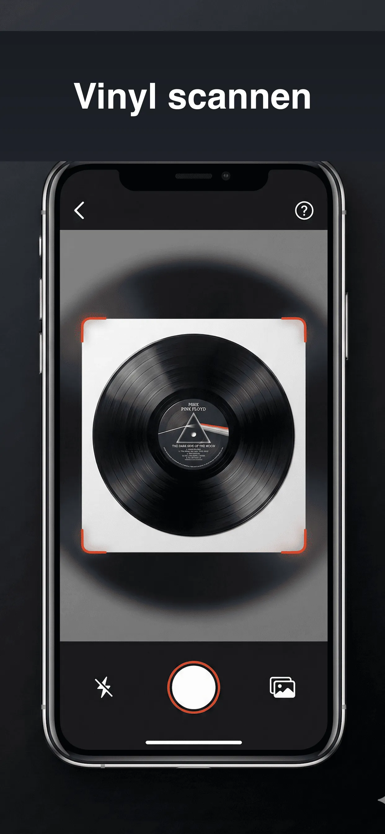 DiscSnap App mit Release-Formaten, Jahr und Marktpreisdetails