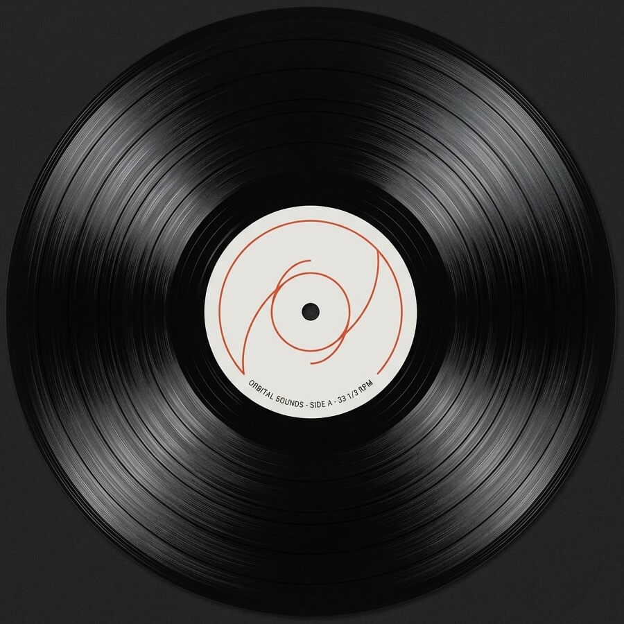 Realistic Vinyl Record