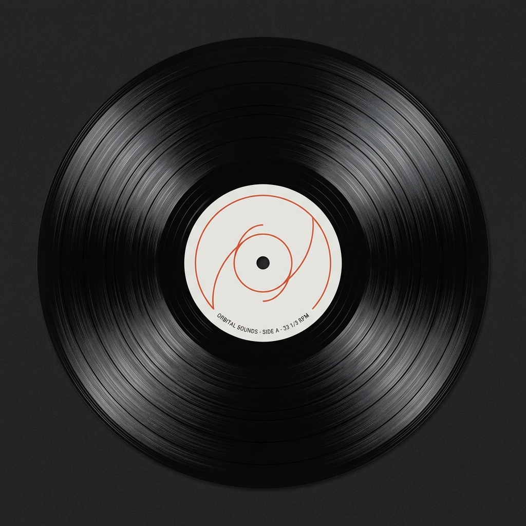 Realistic Vinyl Record